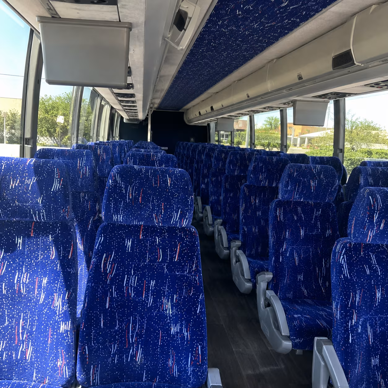 charter bus service for defense contractors near longmont colorado