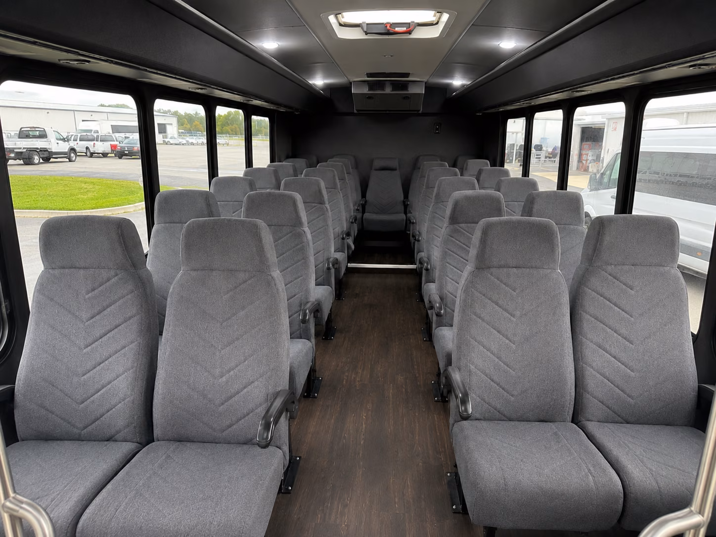 longmont 15 passenger minibus inside