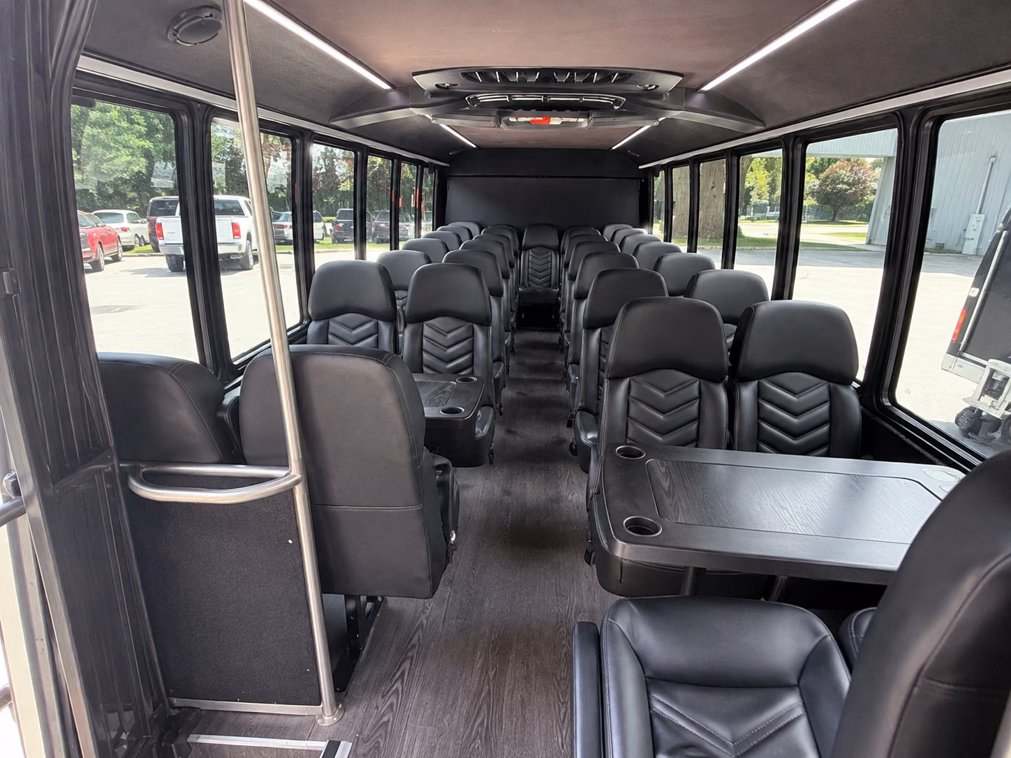 longmont 15 passenger minibus interior
