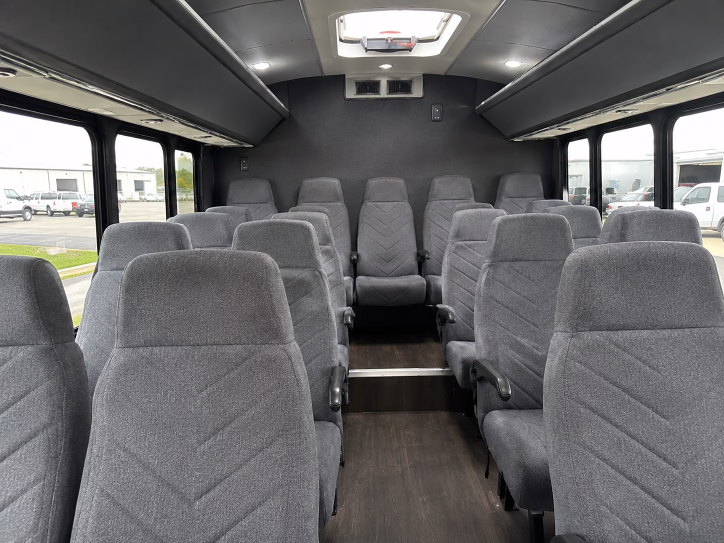 longmont 18 passenger minibus inside