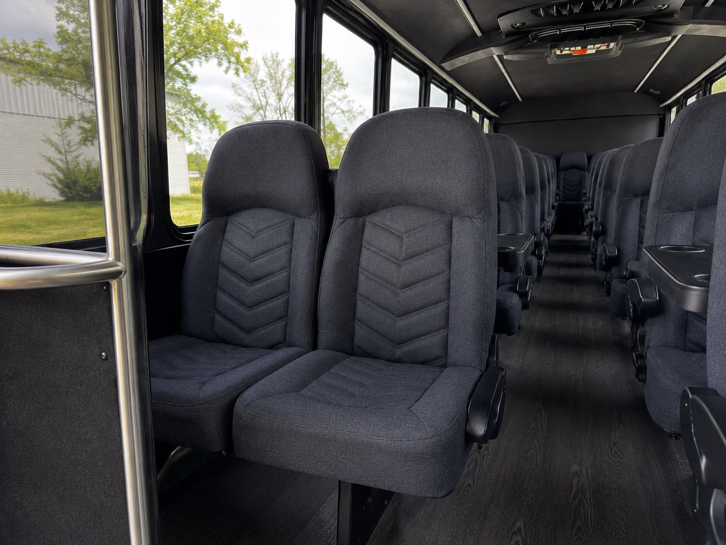 longmont 20 passenger minibus inside