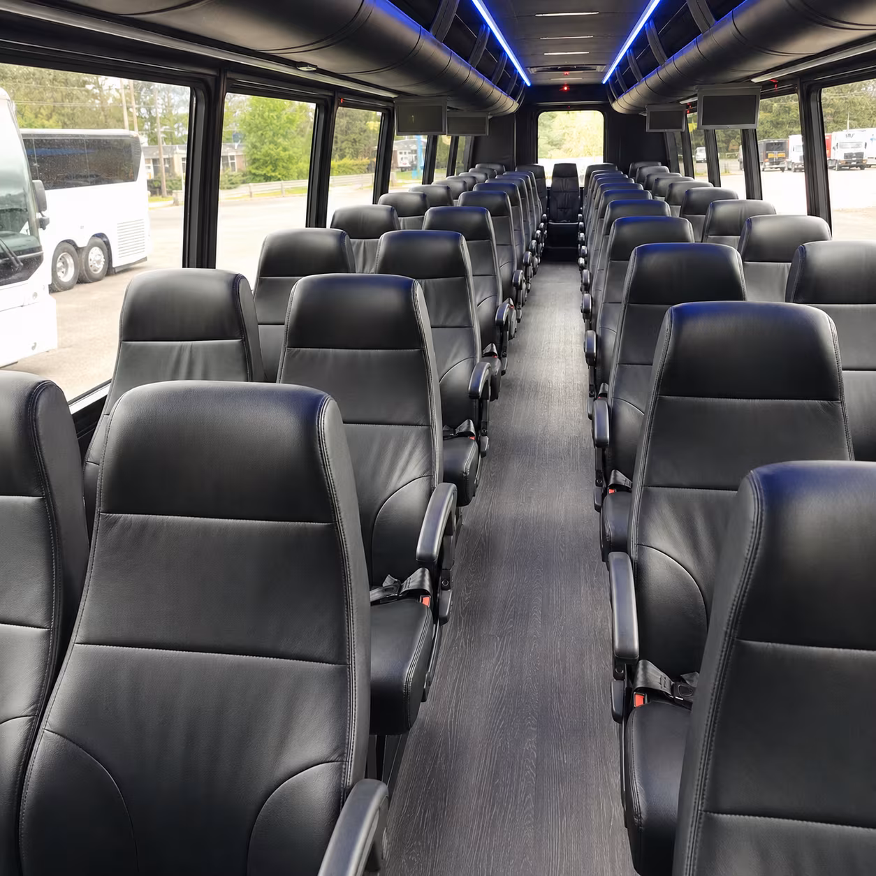 longmont 30 passenger minibus inside