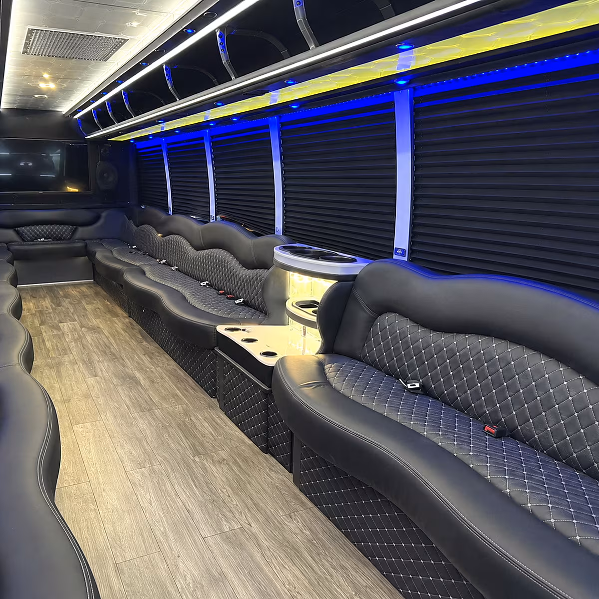 longmont party bus inside