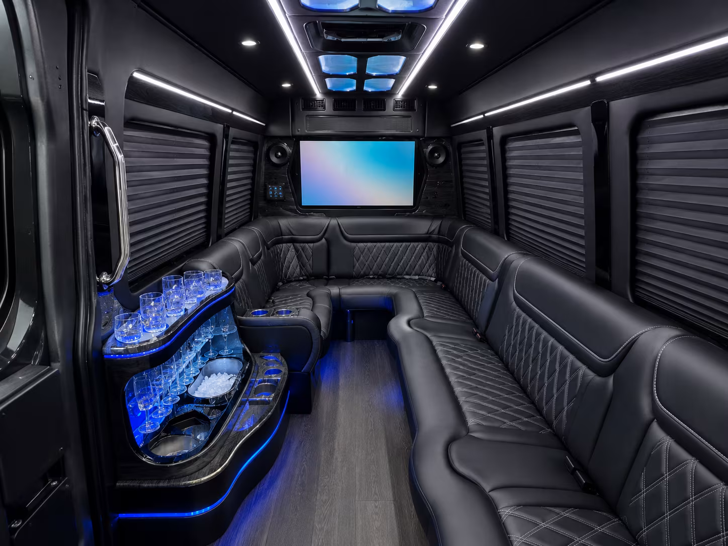 longmont sprinter limousine inside