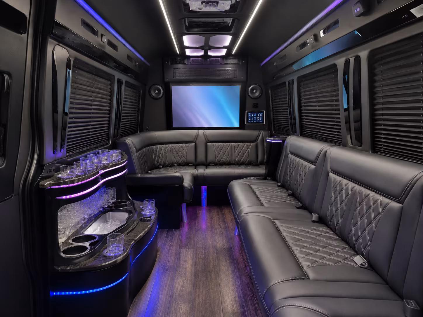 longmont sprinter limousine interior
