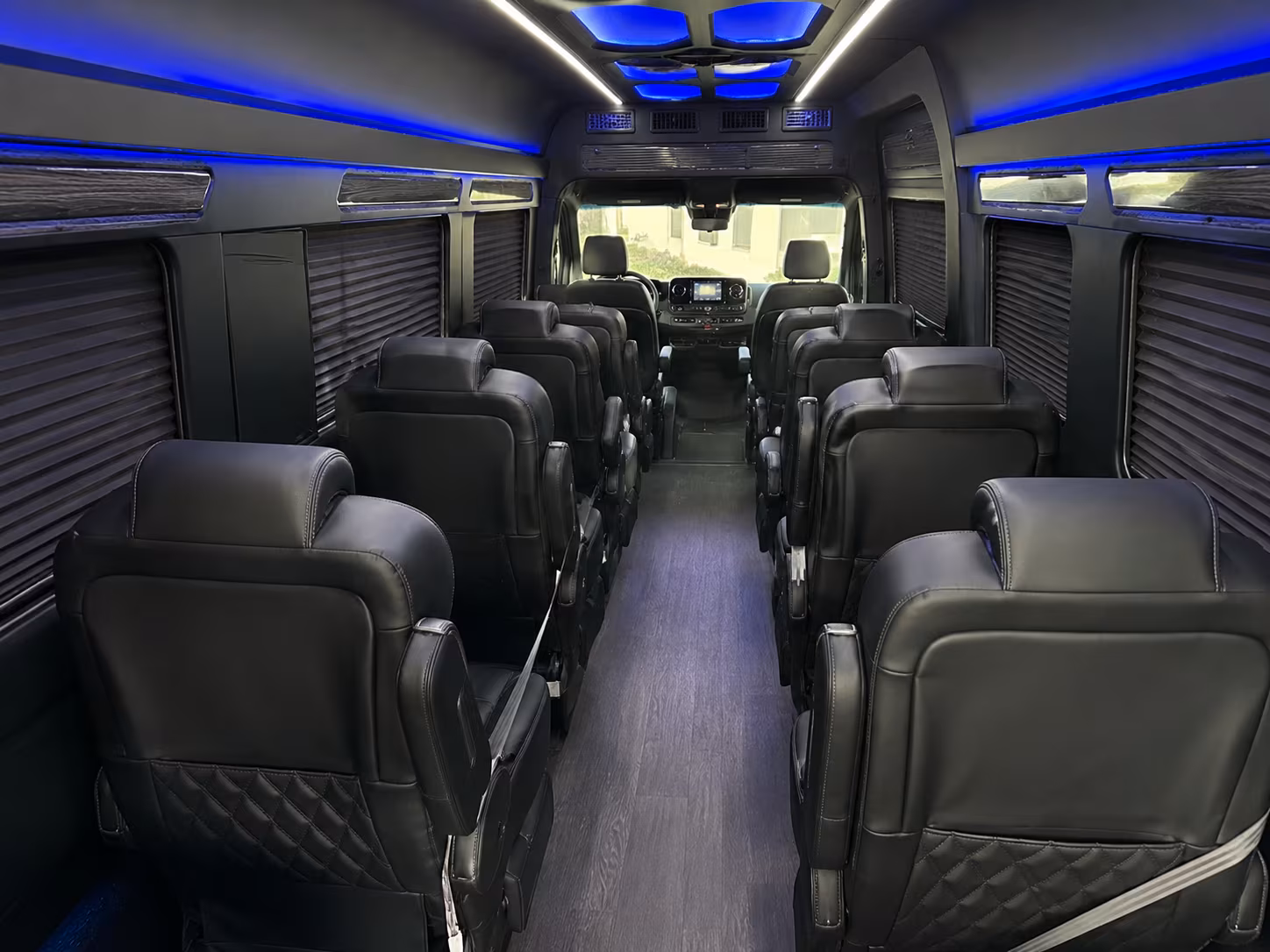 longmont sprinter van with driver inside