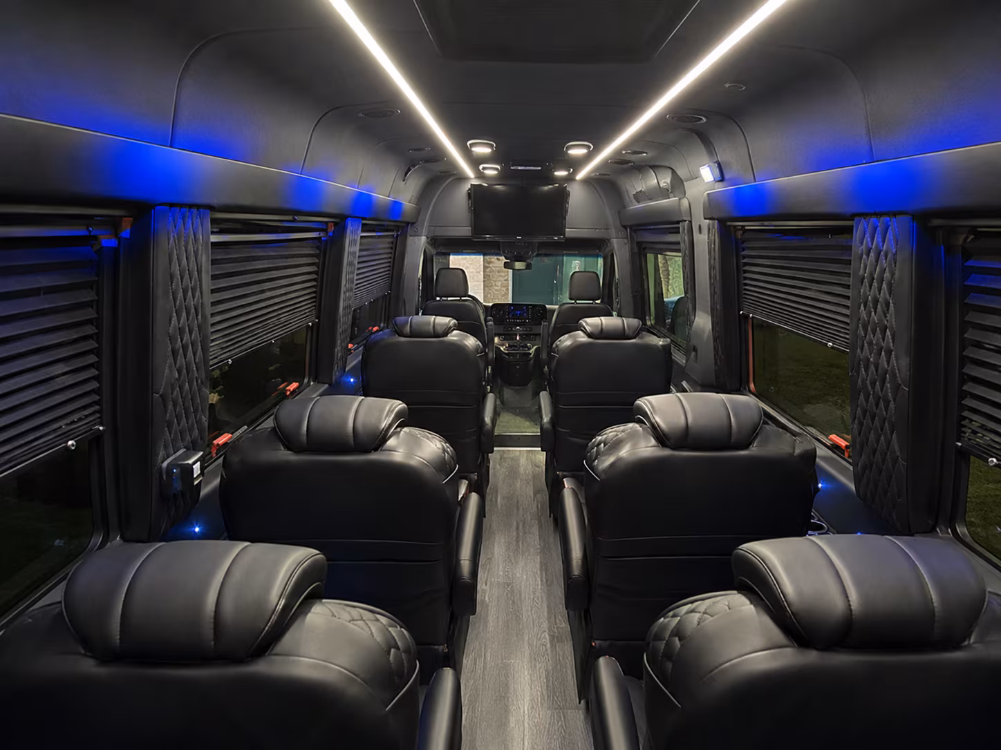longmont sprinter van with driver interior