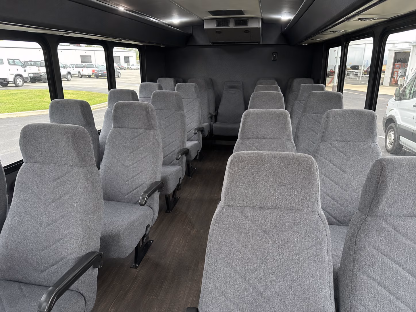 shuttle buses for longmont wedding guests between hotels and venues